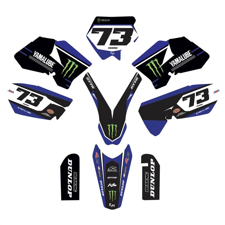 Kit grafiche KTM SX 85 (2006-2012) Monster Blu 2
