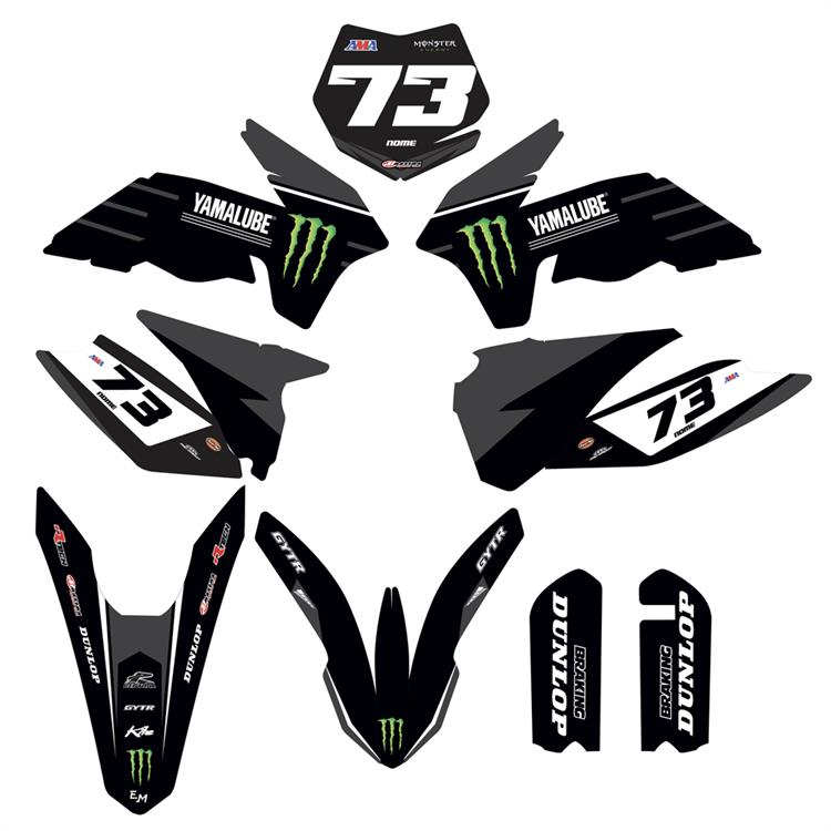 Kit grafiche KTM SX 85 (13-17) Monster Grigio 2
