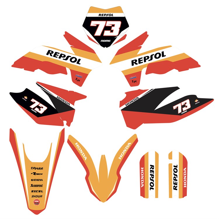 Kit grafiche KTM 85 SX (2013-2017) Repsol