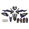 Kit grafiche KTM SX 85 (2018-2024) Monster Blu 1 in Grafiche Minicross Personalizzabili