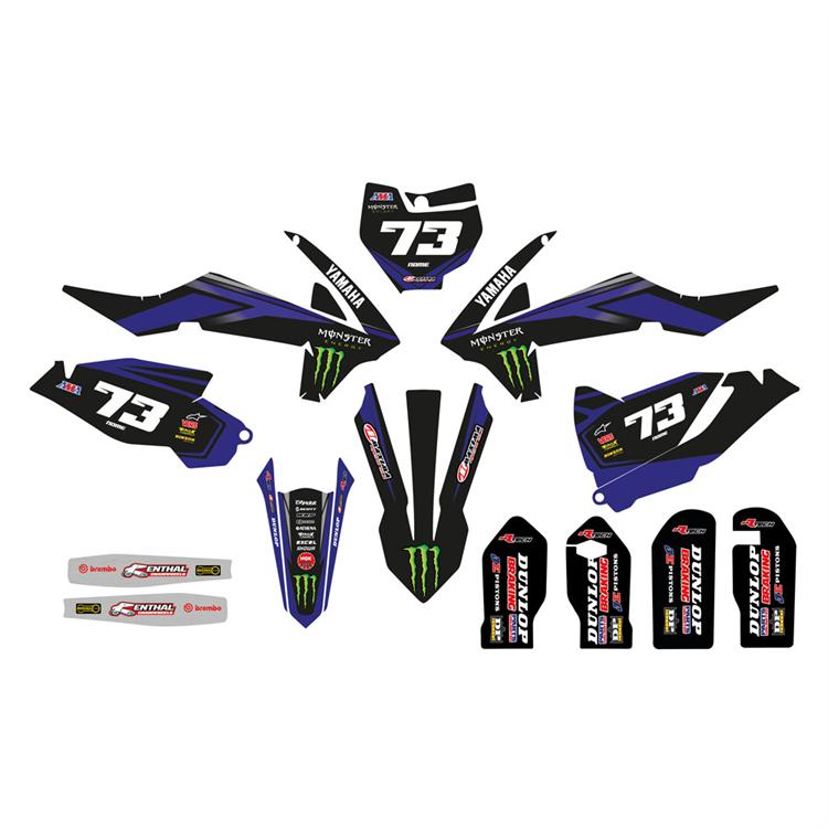 Kit grafiche KTM SX 85 (18-23) Monster Blu 1