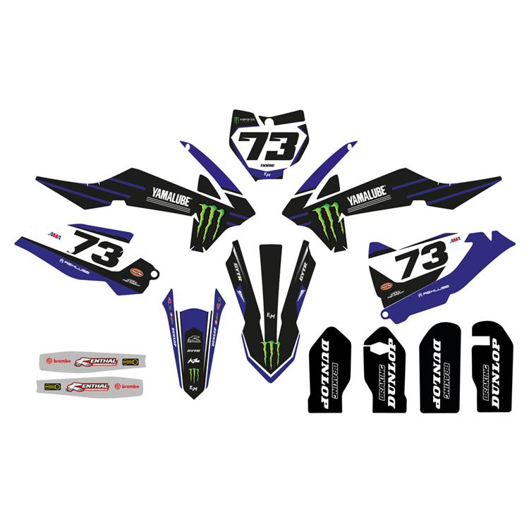 Kit grafiche KTM SX 85 (2018-2024) Monster Blu 2