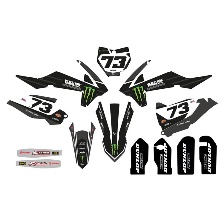 Kit grafiche KTM SX 85 (18-24) Monster Grigio 2