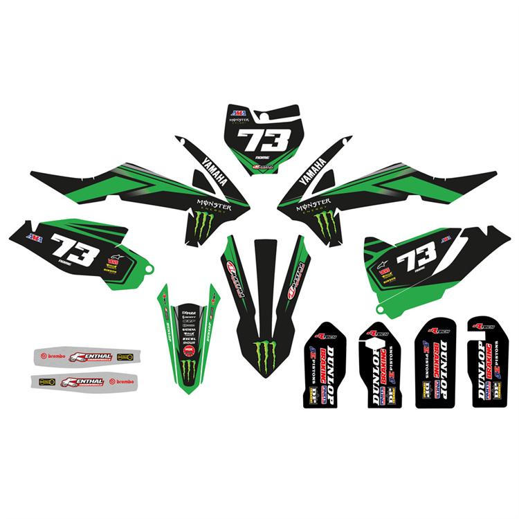 Kit grafiche KTM SX 85 (2018-2024) Monster Verde 1