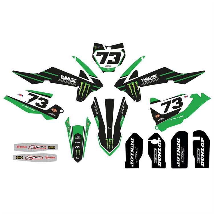 Kit grafiche KTM SX 85 (2018-2024) Monster Verde 2