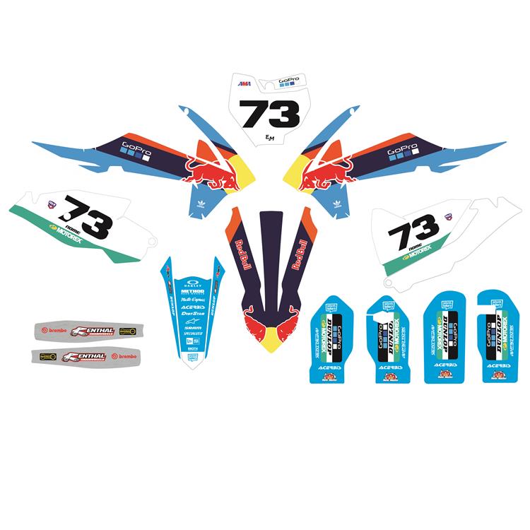 Kit grafiche KTM SX 85 (18-24) Red Bull