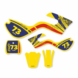 kit grafiche malaguti 50 grizzly 2001 2011 giallo
