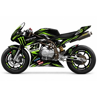 kit grafiche ohvale monster verde