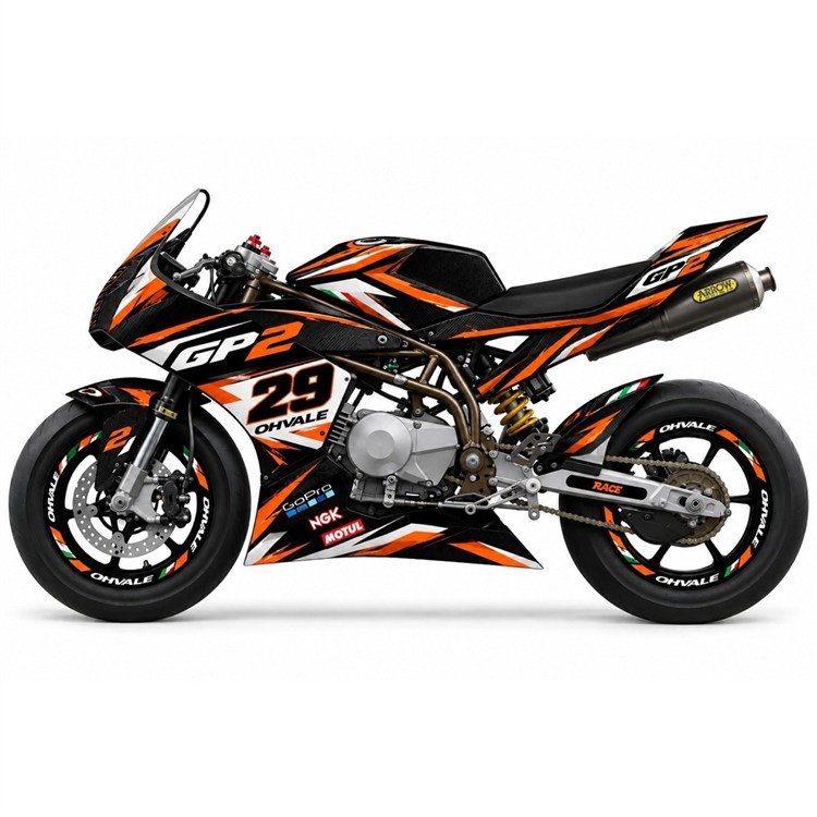 Kit grafiche Ohvale Nitro Pulse Arancione