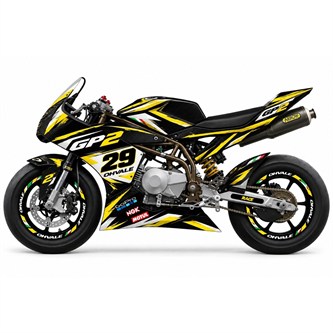 kit grafiche ohvale nitro pulse giallo