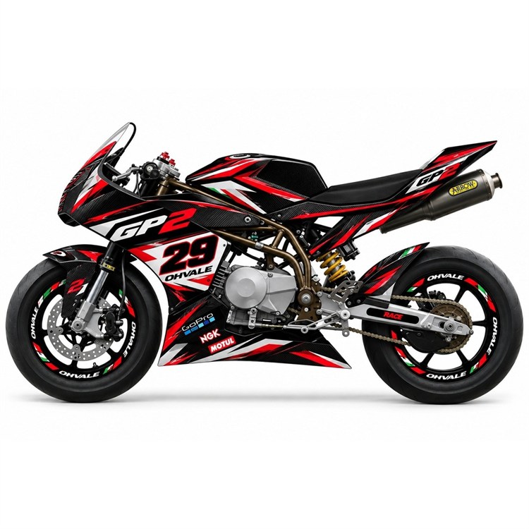Kit grafiche Ohvale Nitro Pulse Rosso