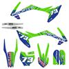 Kit grafiche originali Profive KF2 Verde personalizzabili in Grafiche Pitbike Personalizzabili