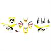 Kit grafiche originali Profive PFX 125 Giallo personalizzabili in Grafiche Pitbike Personalizzabili