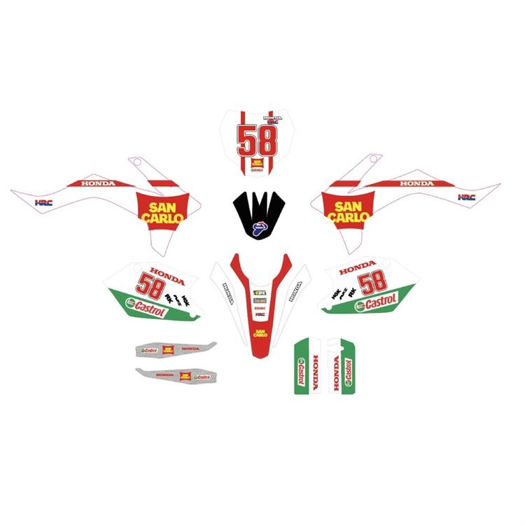 Kit grafiche pit bike Apollo Mini RXF Personalizzata