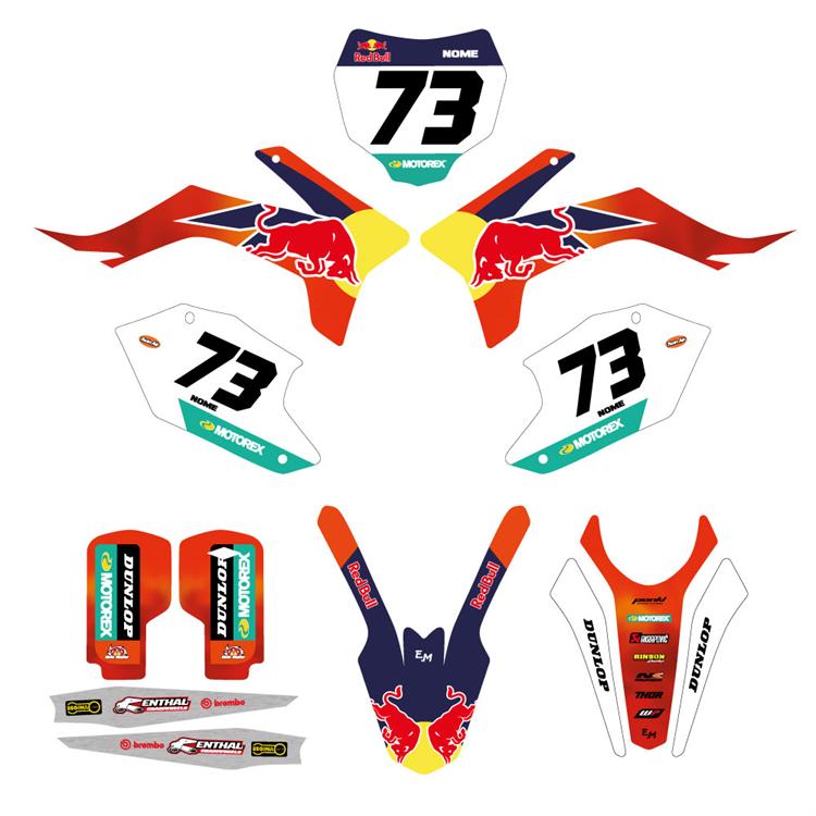 Kit grafiche pit bike Apollo RXF Cairoli