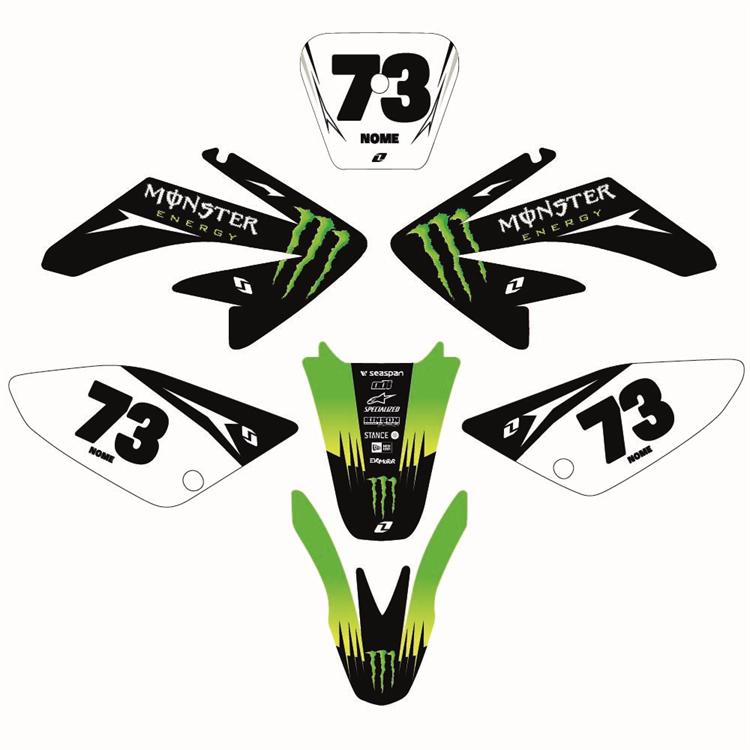 Kit grafiche pit bike CRF 70 Monster