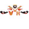 Kit grafiche pit bike KLX Repsol in Grafiche Pitbike Personalizzabili