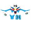 Kit grafiche pit bike CRF 65 RedBull Ice Bianco in Grafiche Pitbike Personalizzabili