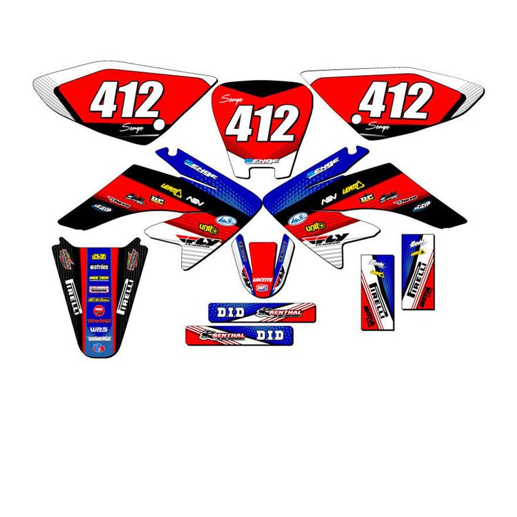 Kit grafiche pit bike CRF 70 Bliss