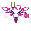 Kit grafiche pit bike CRF 70 Luca Oil Rosa in Grafiche Pitbike Personalizzabili