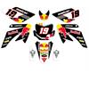 Kit grafiche pit bike CRF 70 RedBull Nere in Grafiche Pitbike Personalizzabili