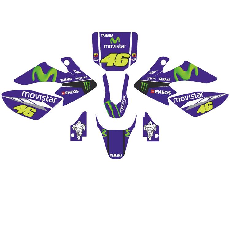 Kit grafiche pit bike CRF 50 Movistar