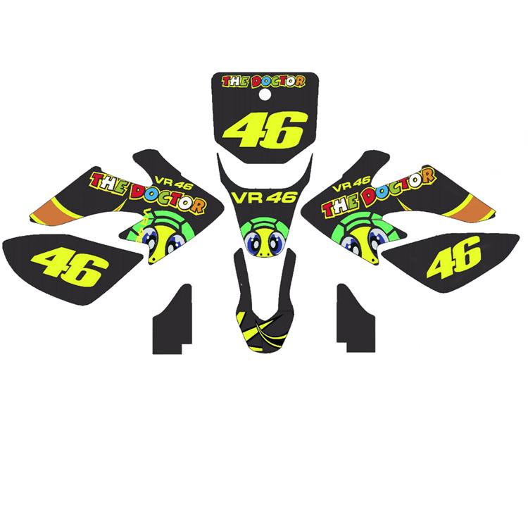 Kit grafiche pit bike CRF 50 The Doctor