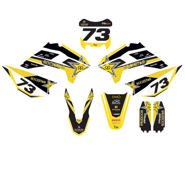 Kit grafiche pit bike KAYO KRZ/TT Rockstar