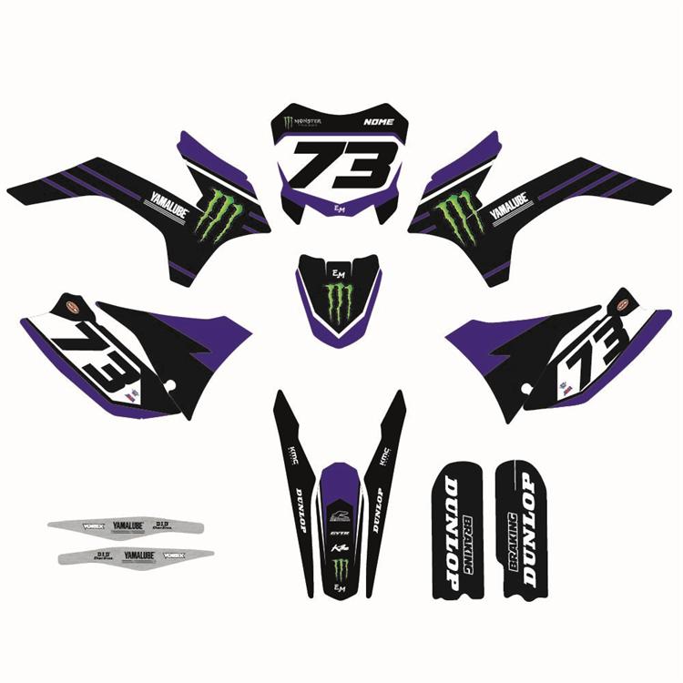 Kit grafiche pit bike replica KTM 85 Yamaha Monster