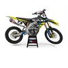 kit Grafiche Suzuki Blue Shapes in Grafiche Motocross Personalizzabili