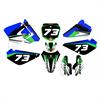 Kit grafiche Suzuki RM 85 (2000-2022) Rockstar Blu Verde in Grafiche Minicross Personalizzabili