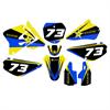 Kit grafiche Suzuki RM 85 (2000-2022) Rockstar Blu Grigio in Grafiche Minicross Personalizzabili