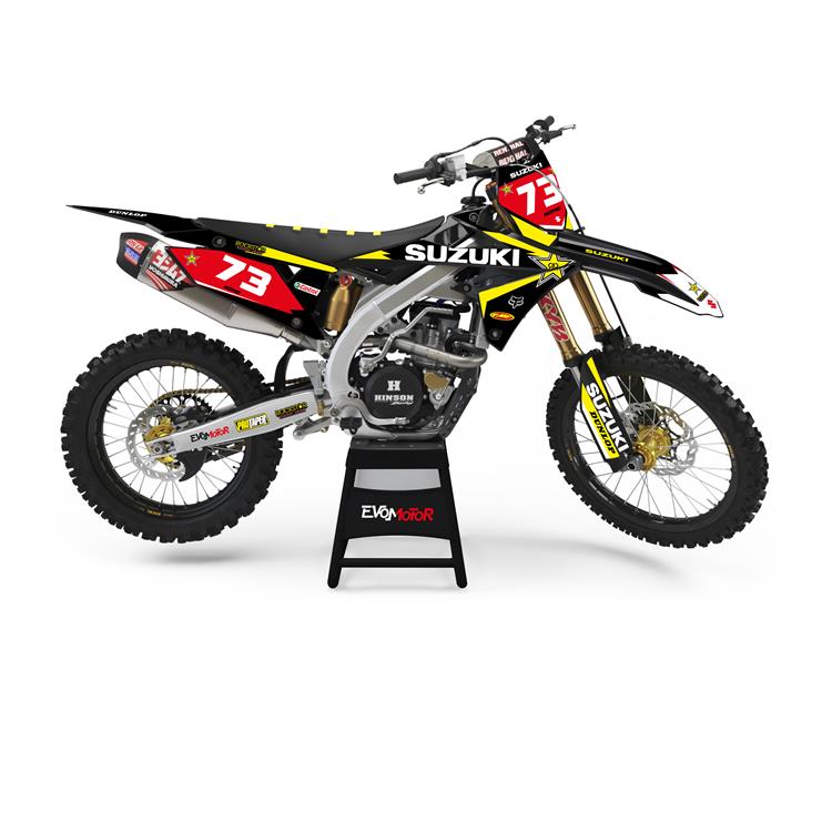 kit Grafiche Suzuki Rockstar Rosso