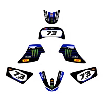 kit grafiche yamaha pw50 blu