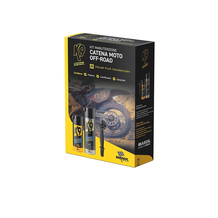 Kit manutenzione catena K9 Bardahl Off Road
