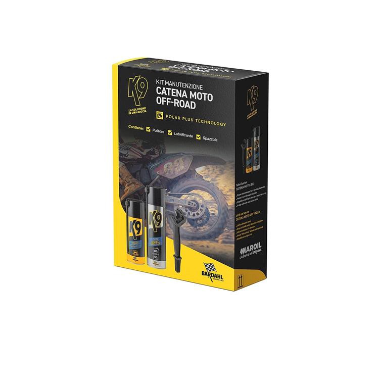 Kit manutenzione catena K9 Bardahl Off Road