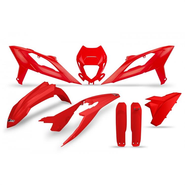 Kit plastiche con parasteli Beta RR 390 (2023-2024) - colore Rosso
