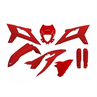 kit plastiche con parasteli beta rr 430 20 22 colore rosso