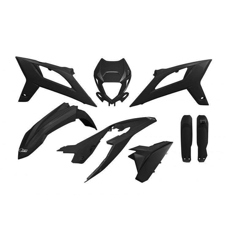 Kit plastiche con parasteli Beta RR 430 (2020-2022) - Nero