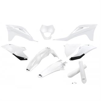 kit plastiche con parasteli gasgas 250 ec 21 23 colore bianco