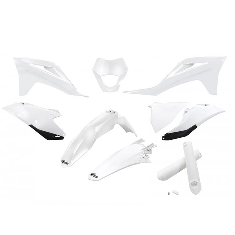 Kit plastiche con parasteli Gasgas 250 EC (2021-2023) - colore Bianco