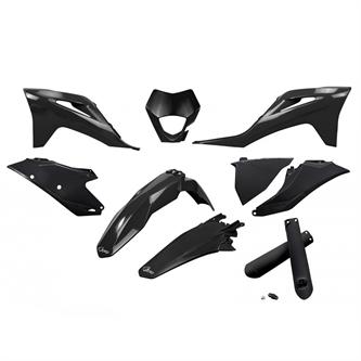 kit plastiche con parasteli gasgas 250 ec f 21 23 colore nero