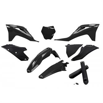kit plastiche con parasteli gasgas 250 mc f 21 23 colore nero