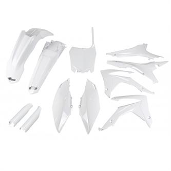 kit plastiche con parasteli honda crf 250 r 14 17 colore bianco