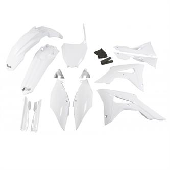kit plastiche con parasteli honda crf 250 r 18 21 colore bianco