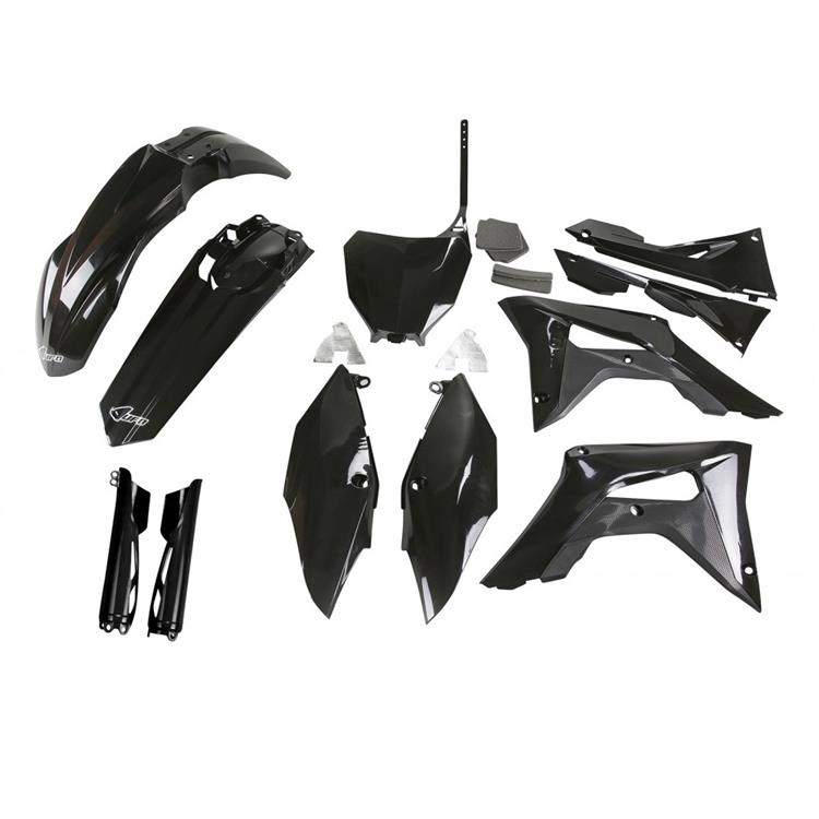 Kit plastiche con parasteli Honda CRF 250 R (18-21) - colore nero