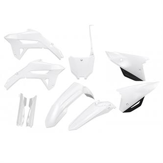 kit plastiche con parasteli honda crf 250 r 22 24 colore bianco