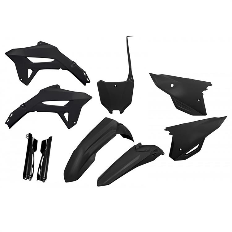 Kit plastiche con parasteli Honda CRF 250 R (22-24) - colore Nero
