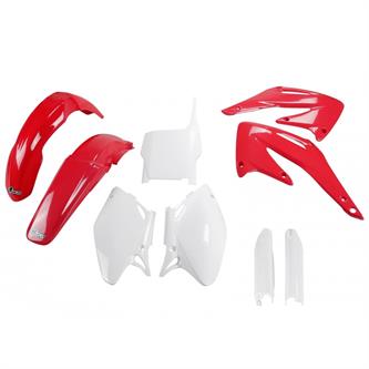 kit plastiche con parasteli honda crf 450 r 04 colore oem