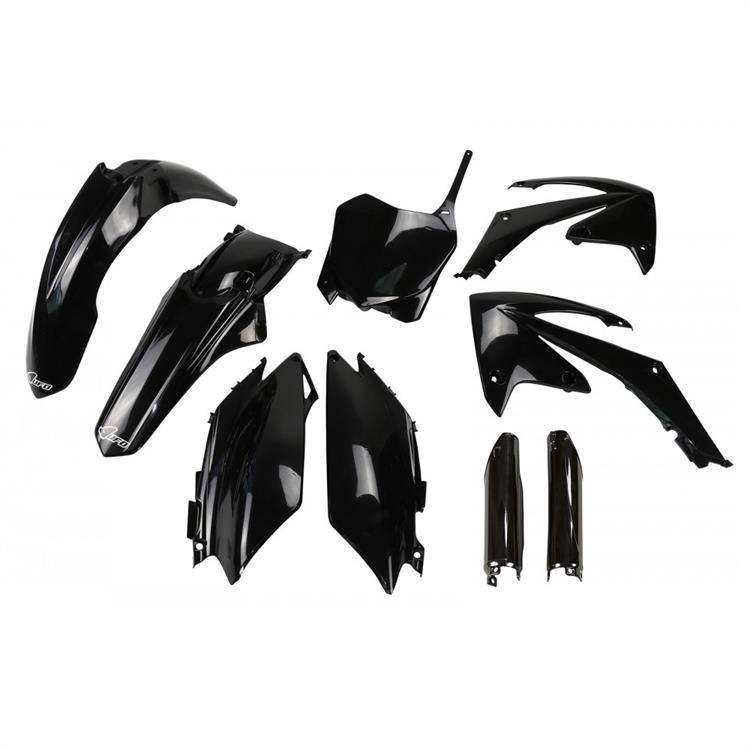 Kit plastiche con parasteli Honda CRF 450 R (2011-2012) - colore Nero